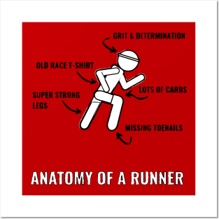 Fasbytes Anatomy of a Runner Posters and Art